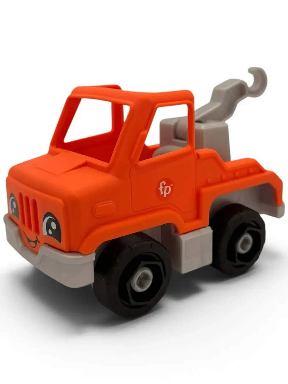 Fisher-Price Little People Help and Go Orange Tow Truck Vehicle